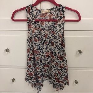 Altar’d State Floral Tank Top XS